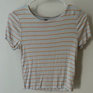 FITTED STRIPED TOP